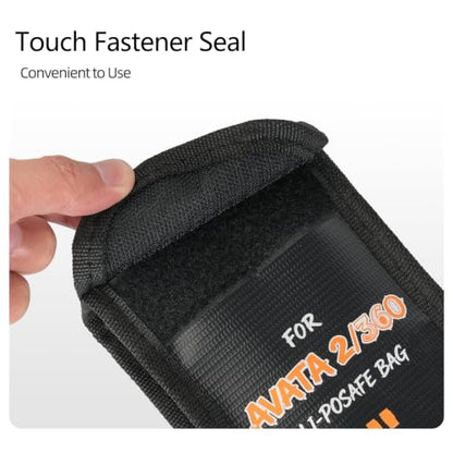 Fireproof Safe Bag for DJI Avata 360 2 Battery Accessories-Large - size: Large (for 3 batteries)