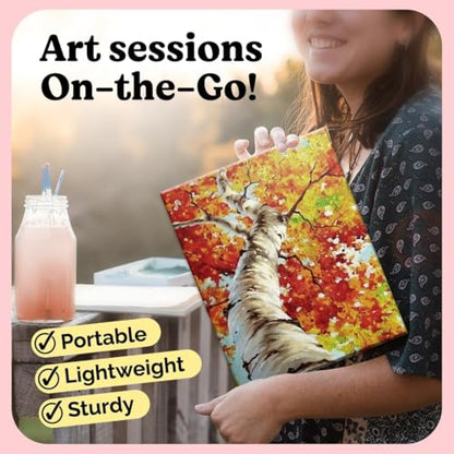 Chalkola 11x14 Canvas for Painting, 15 Bulk Value Pack - Blank Panels - color: 15 - 11"x14" - Whiite