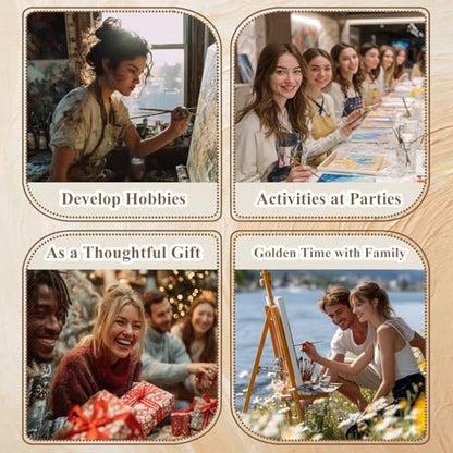 Jesus Paint by Number for Adults, Paint by Numbers Kit for Adults Beginner - color: Cross