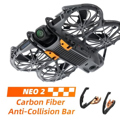 Gimbal Impact Guards for DJI Neo 2, Impact Protection Bars, Scratch-Proof Shell Front Cover Kit, Drone Camera Lens Accessory