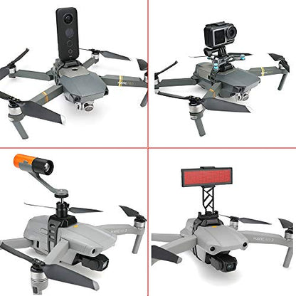 Multifunctional Clamp Mount Extension Drone Camera Expansion Holder, for Mavic 3/Air 2s/2 /Pro Mavic 2 Osmo Action Flight Light LED Display Screen