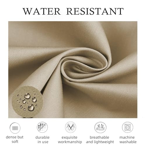 Aprons for Women Men, Water-Resistant Kitchen Aprons for Cooking - color: Khaki