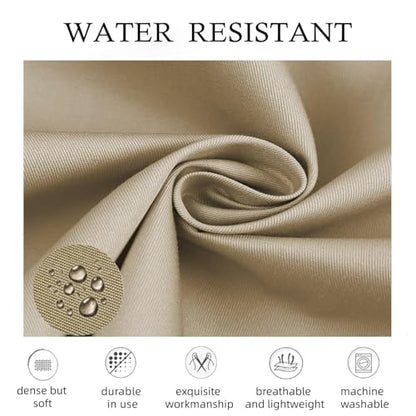 Aprons for Women Men, Water-Resistant Kitchen Aprons for Cooking - color: Khaki