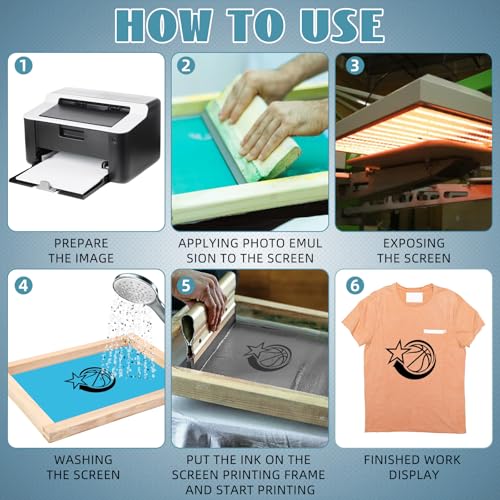 CroBlissful 8 Pcs Wood Silk Screen Frame with Mesh, 10 x 14 Inch, 110 Mesh - style: 110 Mesh