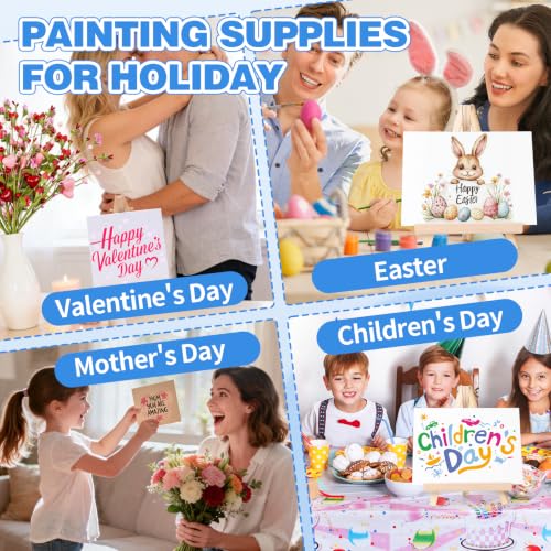ESRICH 48 Pack Canvas Boards for Painting, Paint Canvas for Adults & Kids - size: 48 Pack(4x4 4x6 5x6 6x6 8x10 10x10 9x12 11x14)
