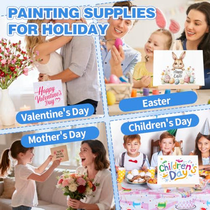 ESRICH 48 Pack Canvas Boards for Painting, Paint Canvas for Adults & Kids - size: 48 Pack(4x4 4x6 5x6 6x6 8x10 10x10 9x12 11x14)