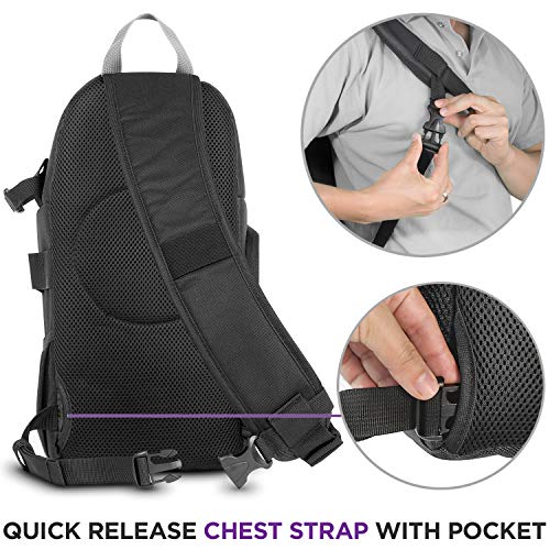 Altura Photo Camera Sling Bag Backpack, Crossbody for Canon, Nikon, Sony