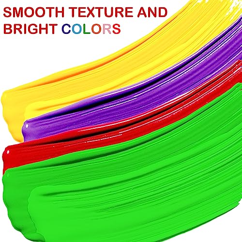 AROIC 8PCS Washable Finger Paint, Non-Toxic Finger Paints - color: 8 colors (1.05oz)