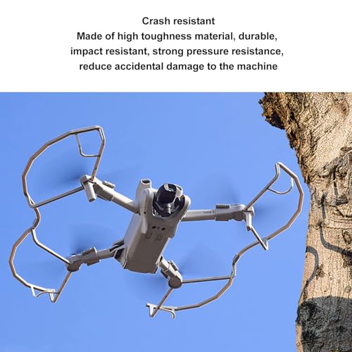 HERCHR Drone Propeller Protector Sliver Propeller Blade Crash Guard Cover Bumper Drone PropellerGuard Crash for DJI Mini 3 Mini 3 Pro