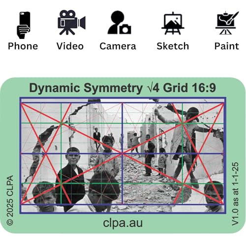 Dynamic Symmetry Directors Viewfinder Set, 4 Layouts, 12 Cards - size: Set - Dynamic Symmetry