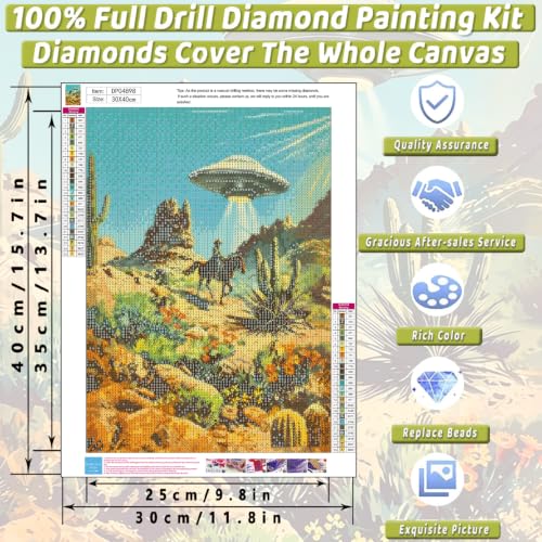 Cactus Diamond Art Kits for Adults Cute Diamond Painting Kit for Beginner - color: DP04898