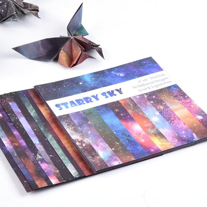 10 Different Packs Full Collection Origami Paper, 6-Inch Double Sided Color - color: 10set