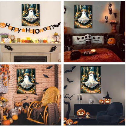 SUJINMEI Ghost Paint by Numbers Kit for Adults Without Frame 16X20 inch - color: MT23186-US