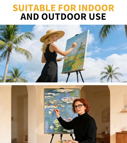 Easel Stand for Sign, Art Painting Artist Display Tripod 17" to 63"