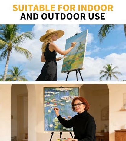 Easel Stand for Sign, Art Painting Artist Display Tripod 17" to 63"