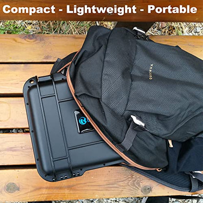 Lekufee Small Waterproof Hard Case for DJI Mini 3 Pro/3 Drone Accessories (Case Only, Not for DJI RC)