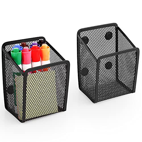Magnetic Pencil Holder Whiteboard Pen Holder Locker Accessories (1-Slot*2)