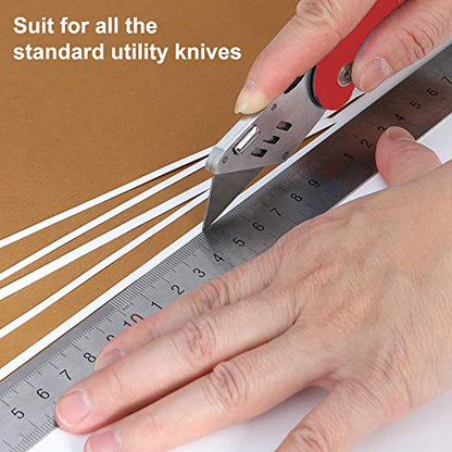 Vickay 90 Pack Utility Knife Blades, SK5 Box Cutter Blades, Razor Blades - color: Silver, size: 90 Pack