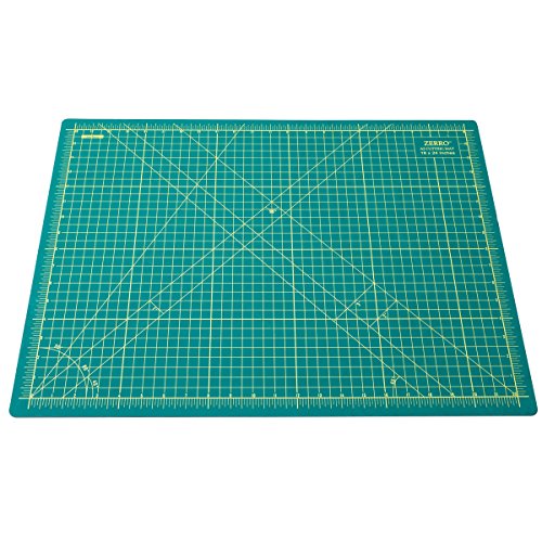 ZERRO Cutting Mat 18" x 24", Self Healing Sewing Mat Double Sided - size: 24"L x 18"W