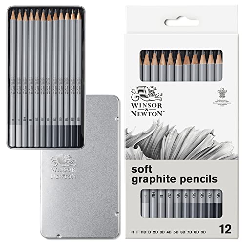 Winsor & Newton Studio Collection, Graphite Pencils, Set of 12 - style: 12 Graphite Pencils