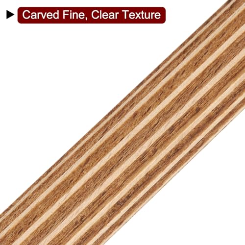HARFINGTON Wood Clay Roller 4" Straight Lines Pattern Rolling Pins Wood Rollers Pottery Tools Wood Grain Texture Rollers for Clay Baking Dough Playdough DIY - style: Straight Lines