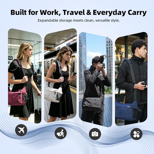 AMBITFUL Camera Messenger Bag for Photographers Shoulder bag,9L Beige - color: Beige