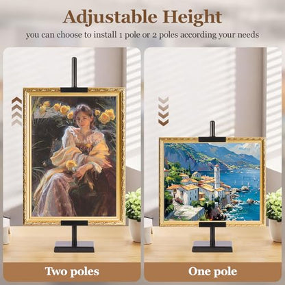 30'' Adjustable Tabletop Easel Stand, Black Easel for Display - color: Black, size: 30inch