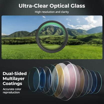 SmallRig Magnetic 67mm VND Filter ND64-ND400 (6-9 Stop) for Phone - 5169 - style: VND ND64-ND400 (6-9 Stop)+Threaded Ring