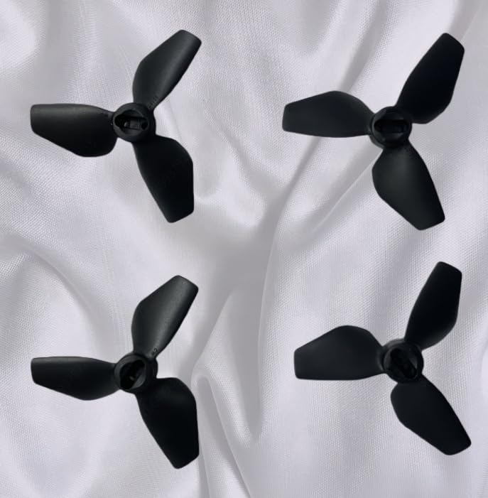 4-Piece Drone Propeller Set for DJI NEO, Quick-Release Low-Noise Replacement Blades, Black