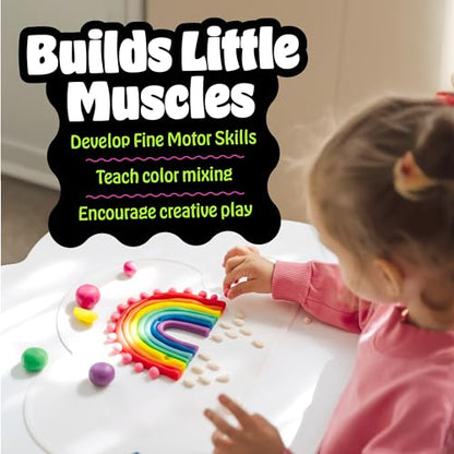 Hygloss Play Modeling Dough for Kids, Lime Green, 1lb, Unscented - color: Lime Green, style: Unscented dough