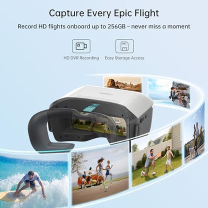 CADDXFPV Walksnail Ascent HD Digital FPV Goggles – 1080P/60FPS, 58°FOV
