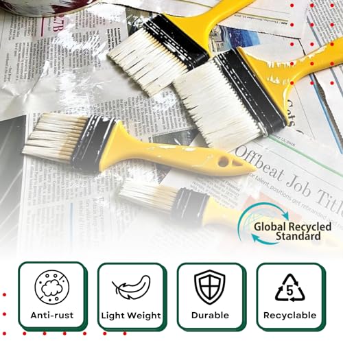 Not Chip Brush Set 1.5 inch 36 Pack, Never Lose Bristles - size: 1.5 inch, 36 pcs