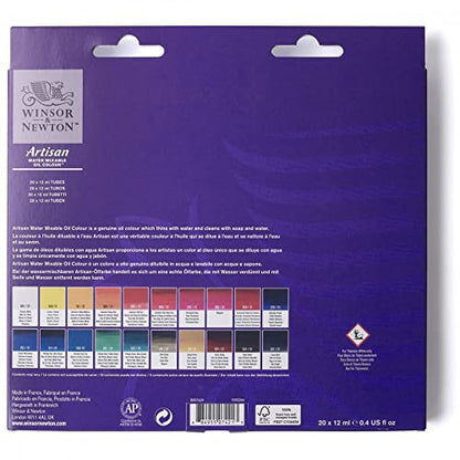 Winsor & Newton Artisan Water Mixable Oil Paint Set, 20 x 10ml Tubes - style: Tube Set 20 x 0.4-oz
