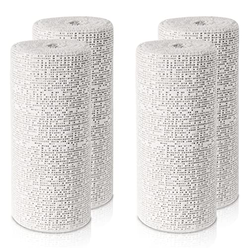 45ft - 211ft Plaster Cloth Rolls White Gauze Strips Wrap Bandages for Craft Belly Cast Mask Making Body Molds Scenery Art(6inch x 60 Feet, White) - size: 6 Inch x 60 Feet