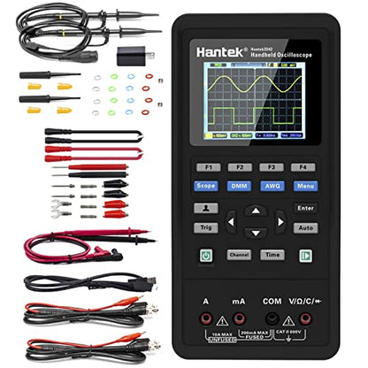 Hantek 2D42 Oscilloscope, 40MHz 2CH, 25MHz Waveform Generator Multimeter - style: 40MHz 2+1 CH AWG