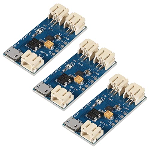 ACEIRMC CN3065 Mini Solar Lipo Charger Board Lithium Battery Charge Chip Micro USB DIY Outdoor Application Kit Charging Board Module (3pcs) - color: 3pcs