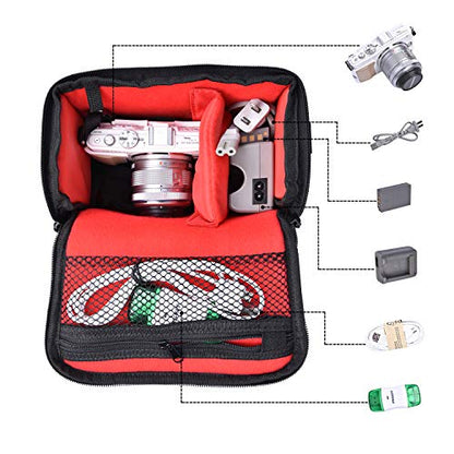 Waterproof Crossbody Camera Bag for Canon Nikon Sony DSLR Mirrorless Camera