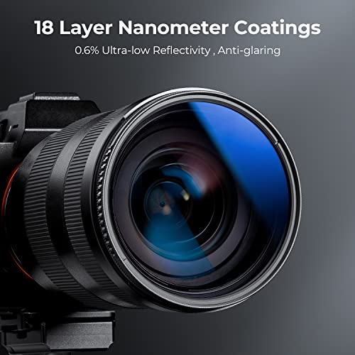 K&F Concept 49mm Circular Polarizer Lens Filter Ultra-Slim Optical Glass - size: 49mm