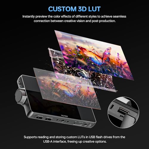 VILTROX DC-A1 7 inch HD 1920x1080 IPS 2800 Nit Camera Field Monitor - size: DC-A1 (2800Nits)