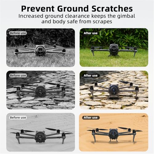 Landing Gear Compatible for DJI Mavic 4 Pro Drone Accessories Foldable Extension Leg Feet Height Extender Protector Holder for Mavic 4 Pro