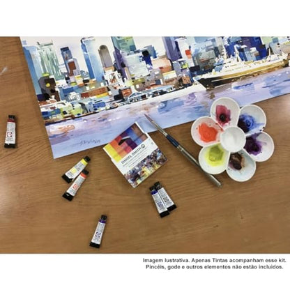 DANIEL SMITH Jansen Chow Master Artist Set I Set 6 Watercolor 5ml Tubes (total 6 pieces) 285610405