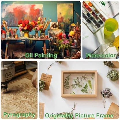 6 Pack 8 x 8 Inch Unfinished Wood Panels, Wooden Panel Boards for Painting, Crafts, and Home Decor - size: 6 Pack 8 x 8 Inch