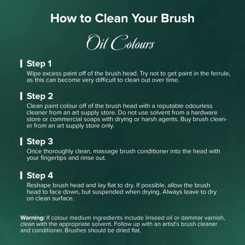 Silver Brush Limited Ruby Satin Variety Oil and Acrylic Brush Set, 6pc - color: Variety Set, size: 6 Pc