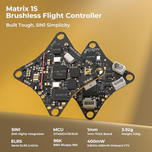 BETAFPV Meteor75 Pro Matrix 1S Brushless Whoop Quadcopter for FPV Racing