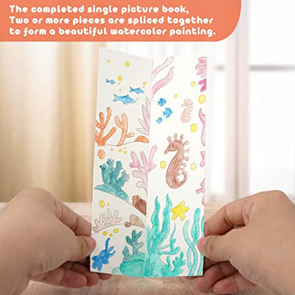 Cavnewt Paint with Water Coloring Book for Kids - color: 1Pack Animal Forest