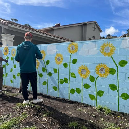 Large Sunflower Stencils Flower Stencils for Wood Fence - style: Sunflower