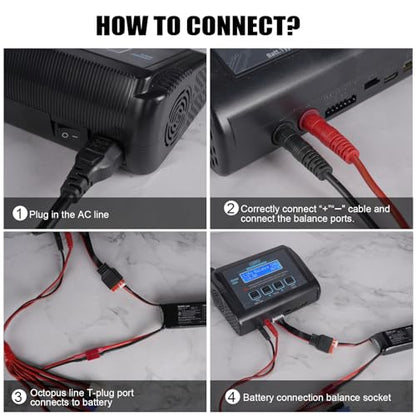 LiPo Charger, 150W 10A Fast Balance Battery Charger for RC Car Drone