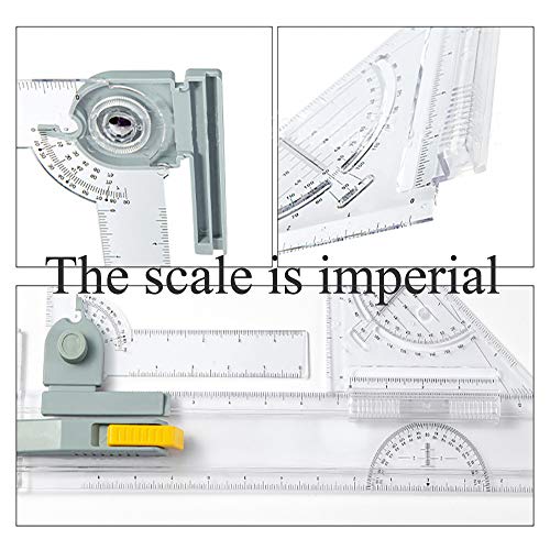 SALEMAR Inch Scale A3 Drafting Table Drawing Board Graphic Architectural Sketch Tool Set