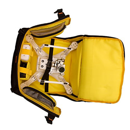ACPRO1500W Water Resistant Drone Backpack Carrying Case For DJI Mavic, Yuneec, And Parrot Drones, Controllers, And Accessories