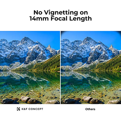 K&F Concept 58mm Circular Polarizer Lens Filter Ultra-Slim Optical Glass - size: 58mm